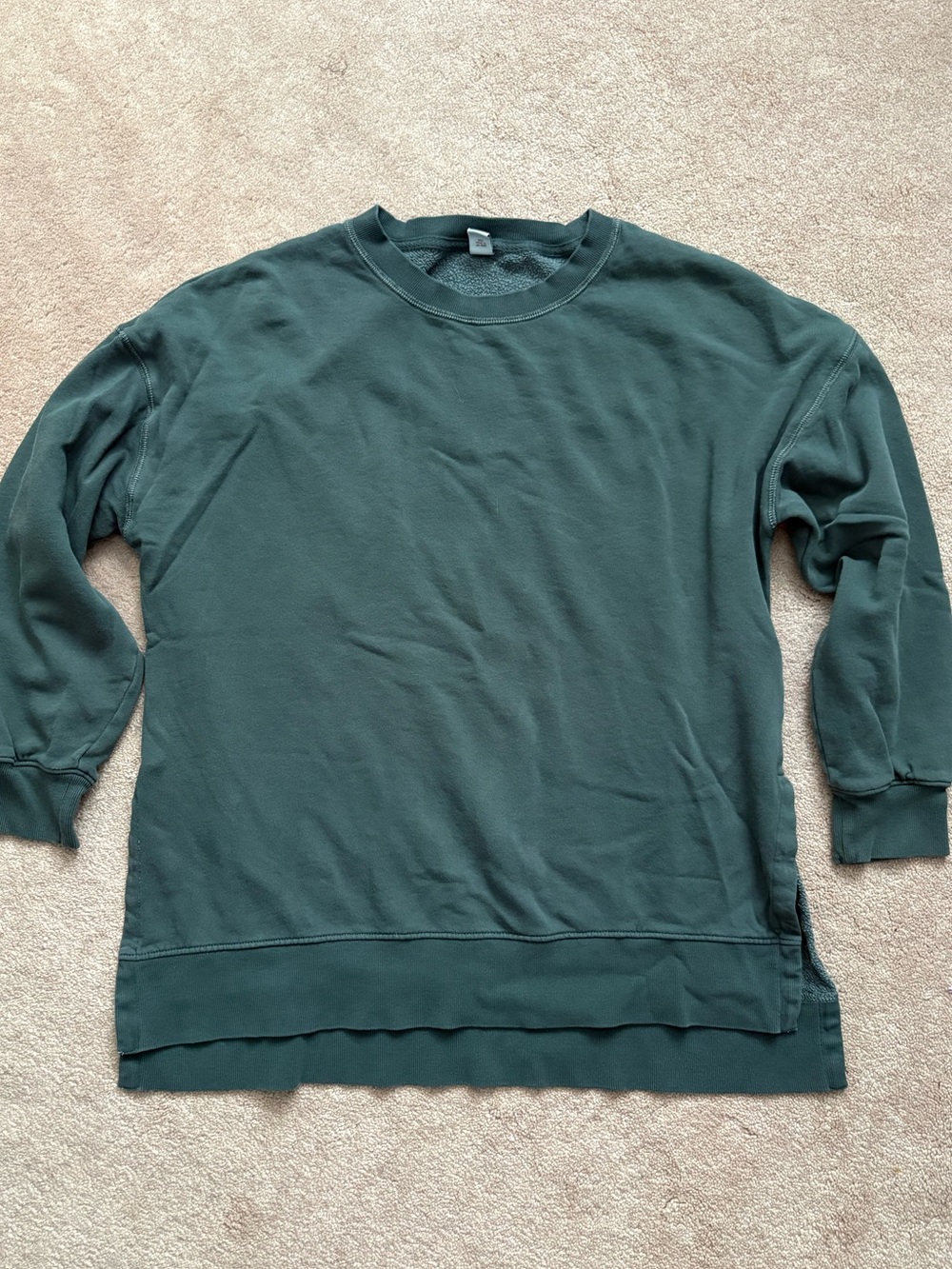 Old Navy Women's Teal Crewneck Sweatshirt